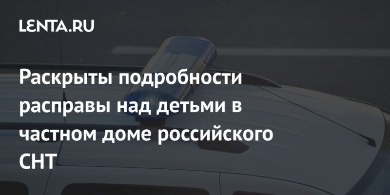 Раскрыты подробности расправы над детьми в частном доме российского СНТ