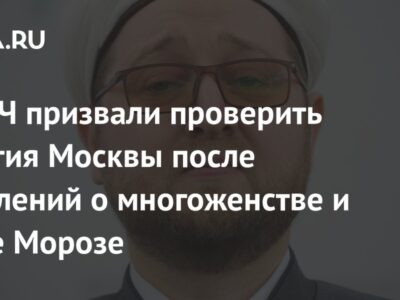 В СПЧ призвали проверить муфтия Москвы после заявлений о многоженстве и Деде Морозе