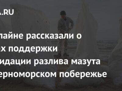 В билайне рассказали о мерах поддержки ликвидации разлива мазута на Черноморском побережье