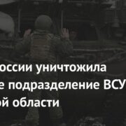 Армия России уничтожила пехотное подразделение ВСУ в Курской области