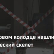 В смотровом колодце нашли человеческий скелет