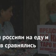 Расходы россиян на еду и колдунов сравнялись