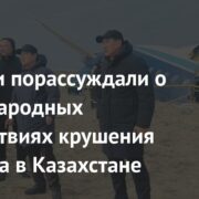 В России порассуждали о международных последствиях крушения самолета в Казахстане