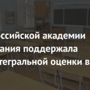 Глава Российской академии образования поддержала ввод интегральной оценки в школах