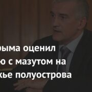 Глава Крыма оценил ситуацию с мазутом на побережье полуострова